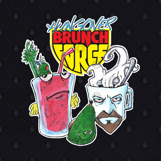 hungover brunch force by bobdix